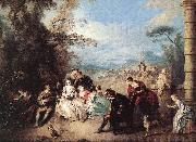 PATER, Jean Baptiste Joseph Concert Champetre china oil painting reproduction